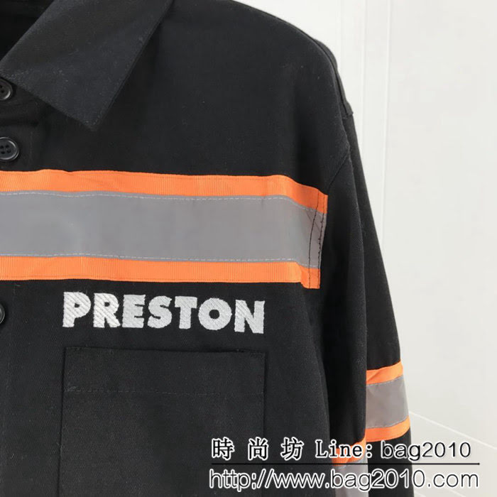 Heron Preston 18ss新款 工裝風襯衣 情侶款 ydi1048